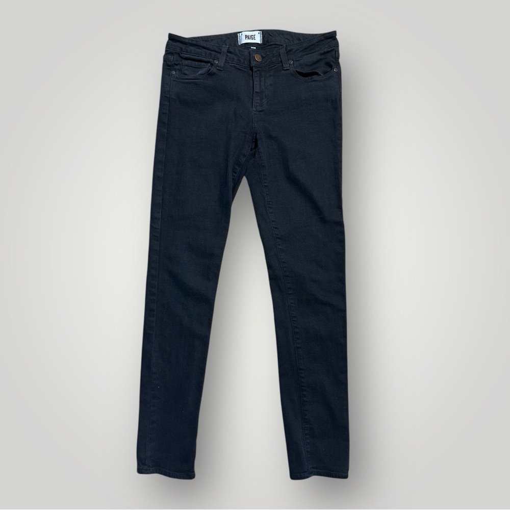 PAIGE Skyline Skinny Jeans
Women's Size 29 Black Stretch Mid-Rise